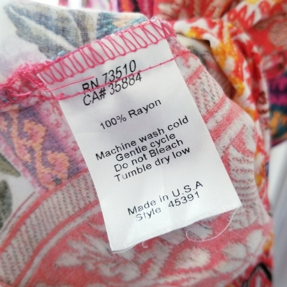 UNCLE FRANK Bohemian Floral Patchwork Midi Dress XS - Picture 10 of 12